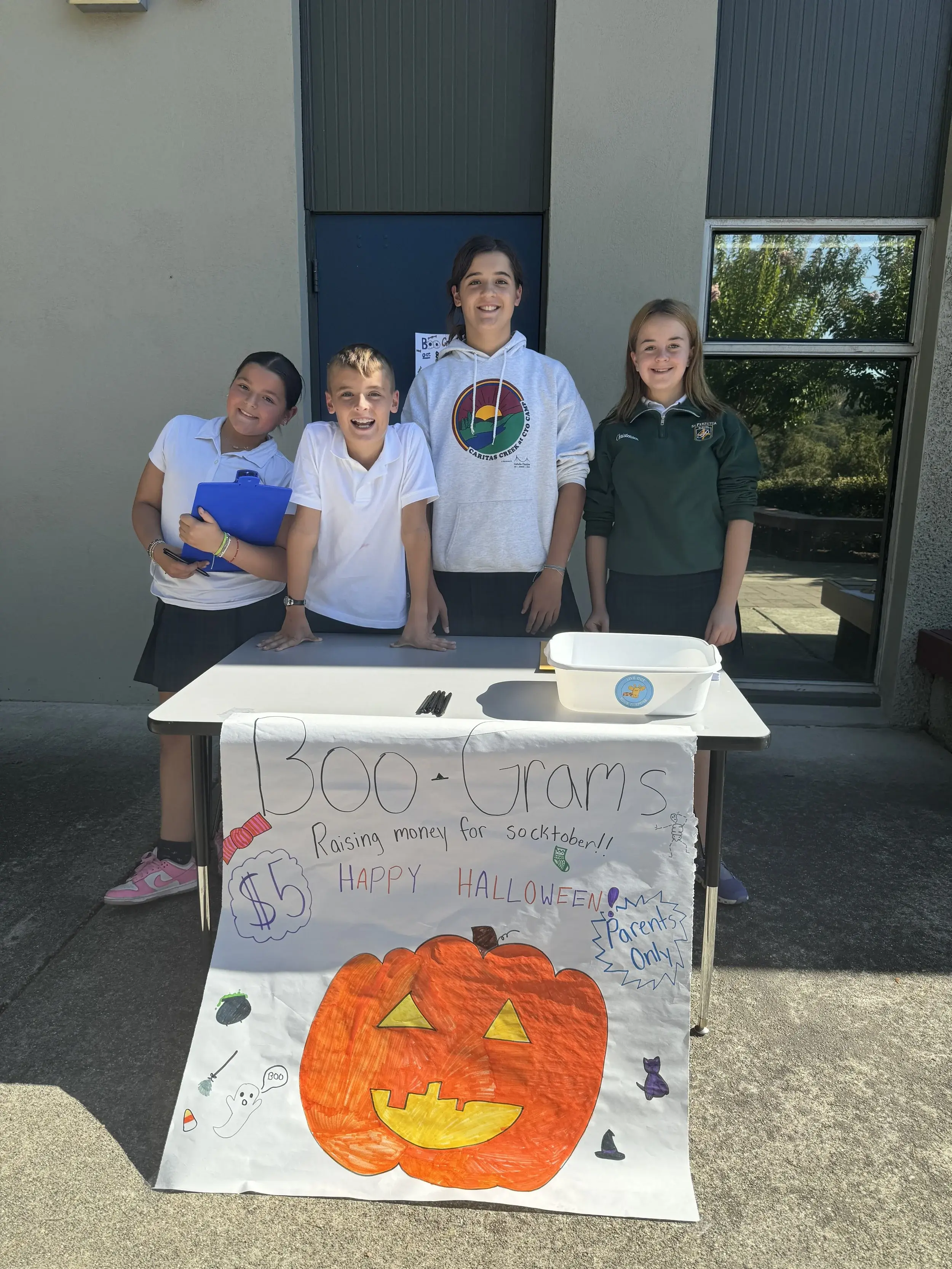 Music and arts class activity at St. Perpetua